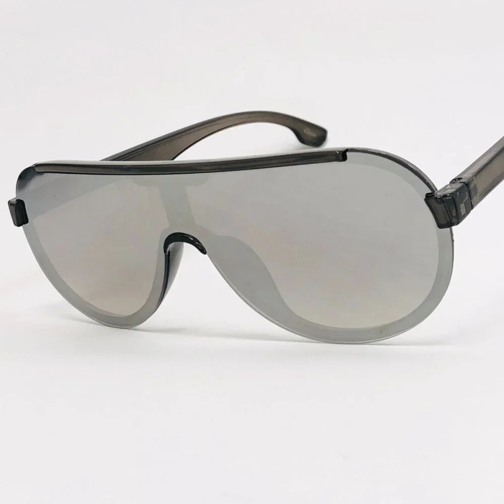 Sport Men Sunglasses Outdoor Silver Mirror Lens Beach Shades‎ Fishing Lentes New